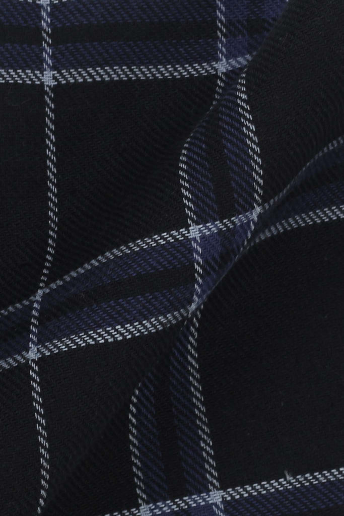 Blue Tartan Winter Flannel Shirt