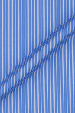 Azure Blue Pen Striped
