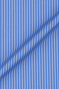 Azure Blue Pen Striped