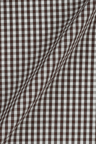 Mustard Brown Gingham