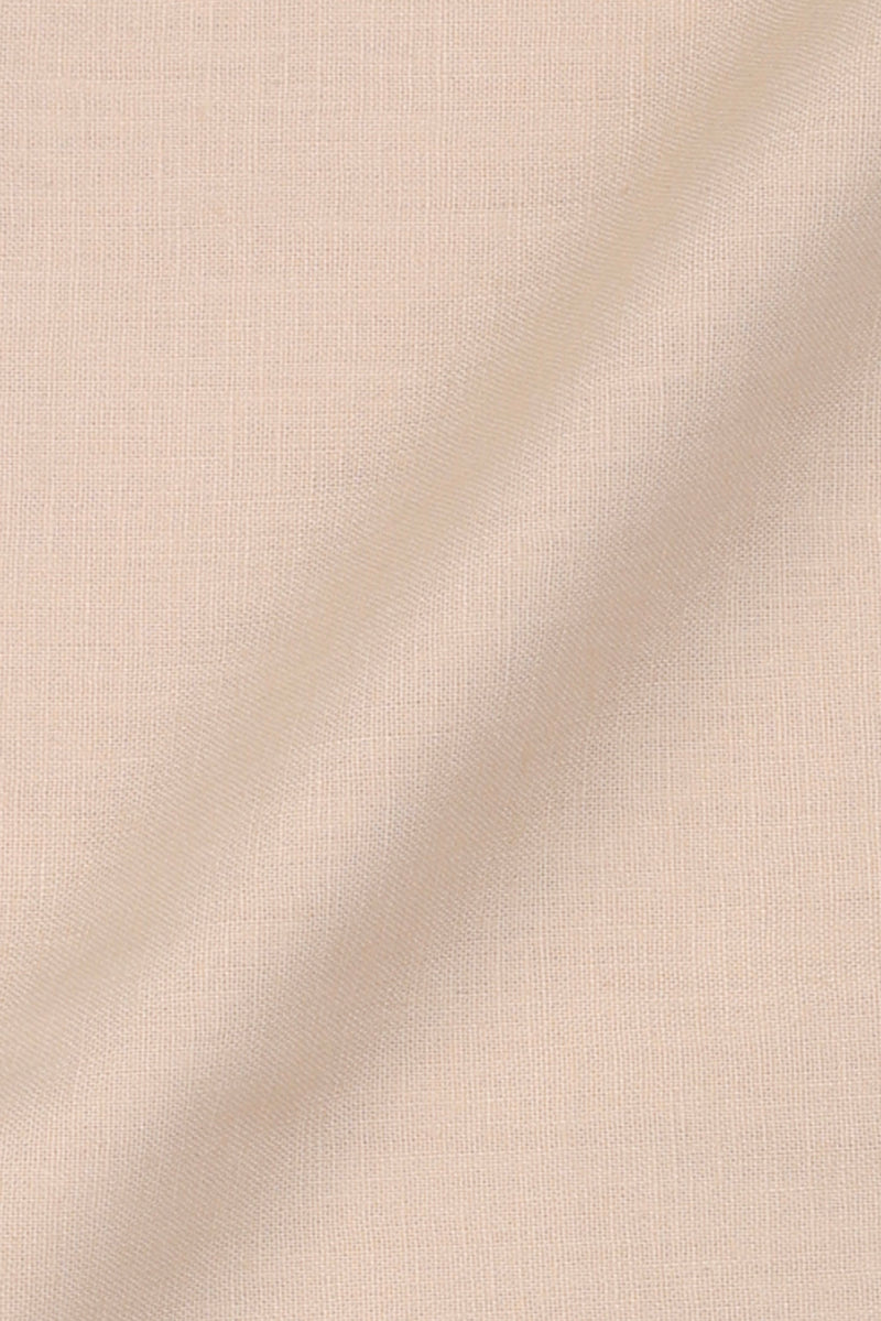 Soft Pastel Peach Irish Linen Shirt