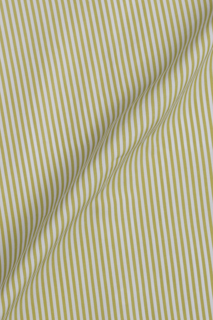 Mustard Green Bengal Stripes Shirt