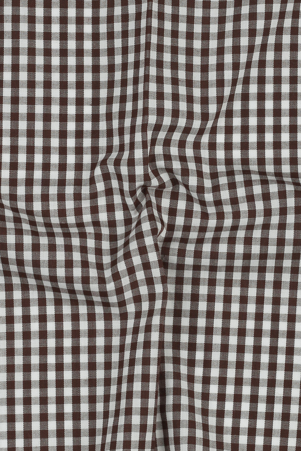 Mustard Brown Gingham Shirt