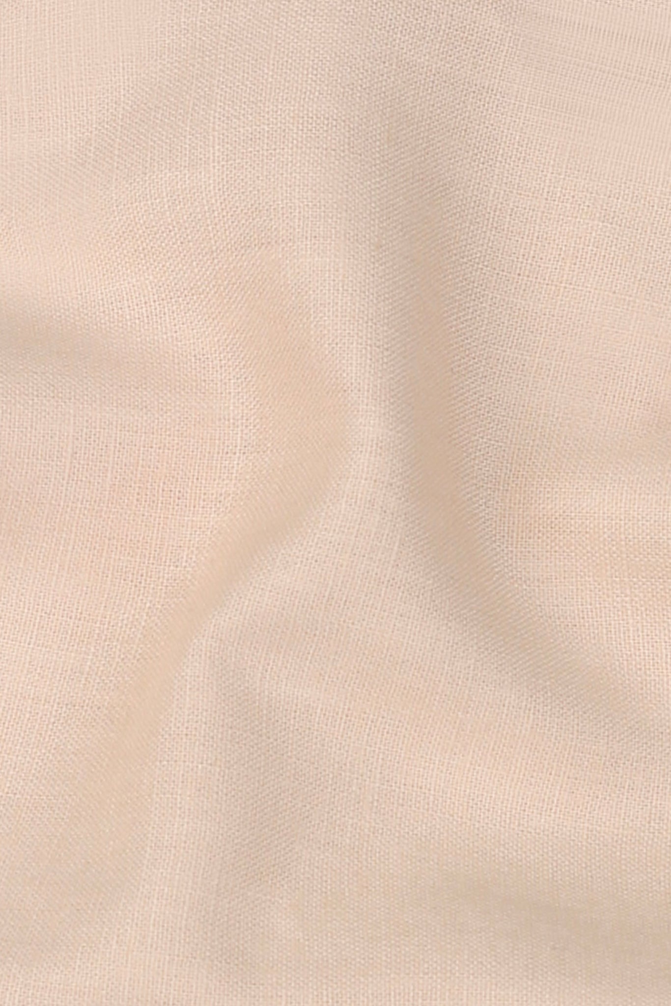 Soft Pastel Peach Irish Linen Shirt