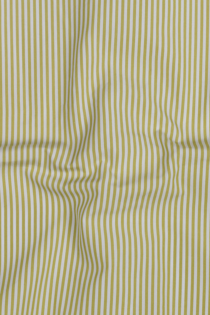 Mustard Green Bengal Stripes Shirt