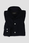 Navy Blue Corduroy Shirt - Foberry Pakistan