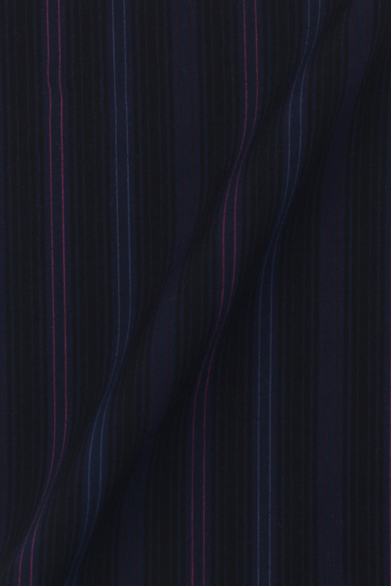 Black and Blue Parallel Striped Shirt