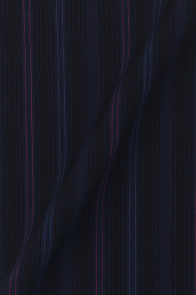 Black and Blue Parallel Striped