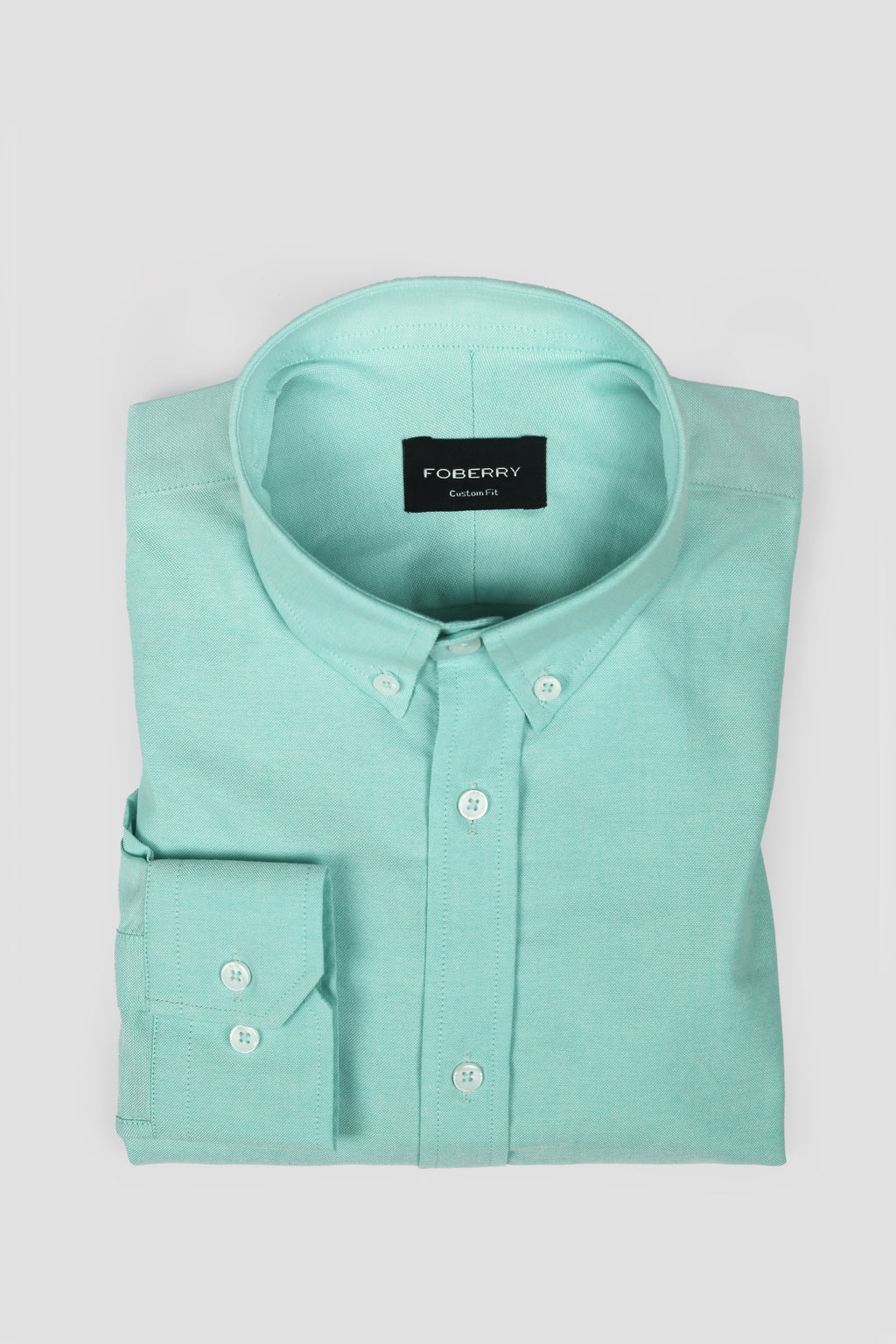 Aqua Green Oxford Shirt - Foberry Pakistan