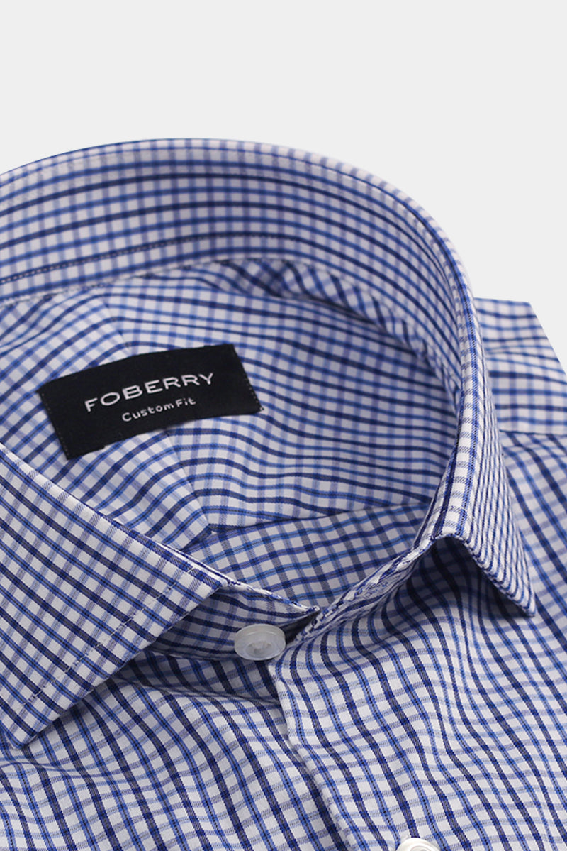Dual Blue Gingham Shirt