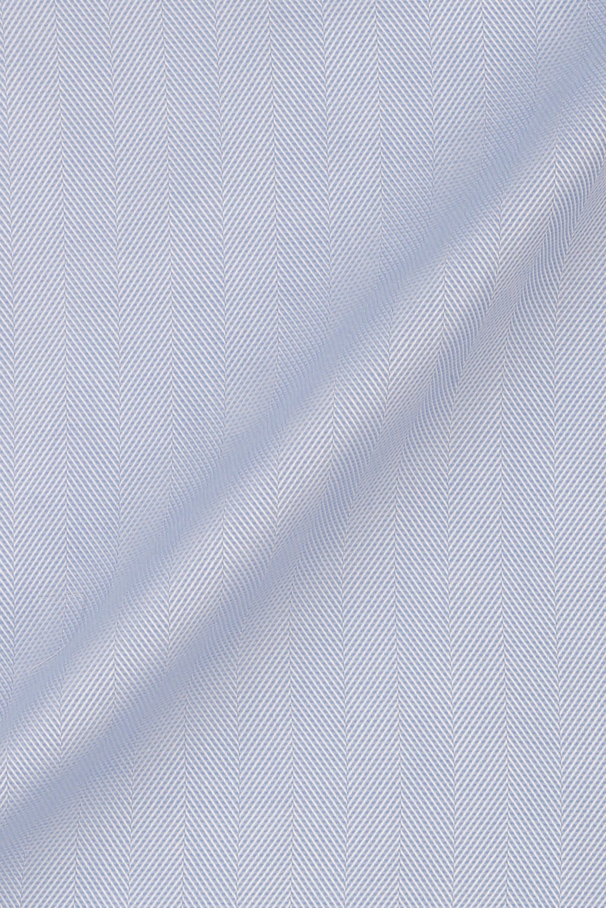 Sky Blue Herringbone Pin Collar Shirt