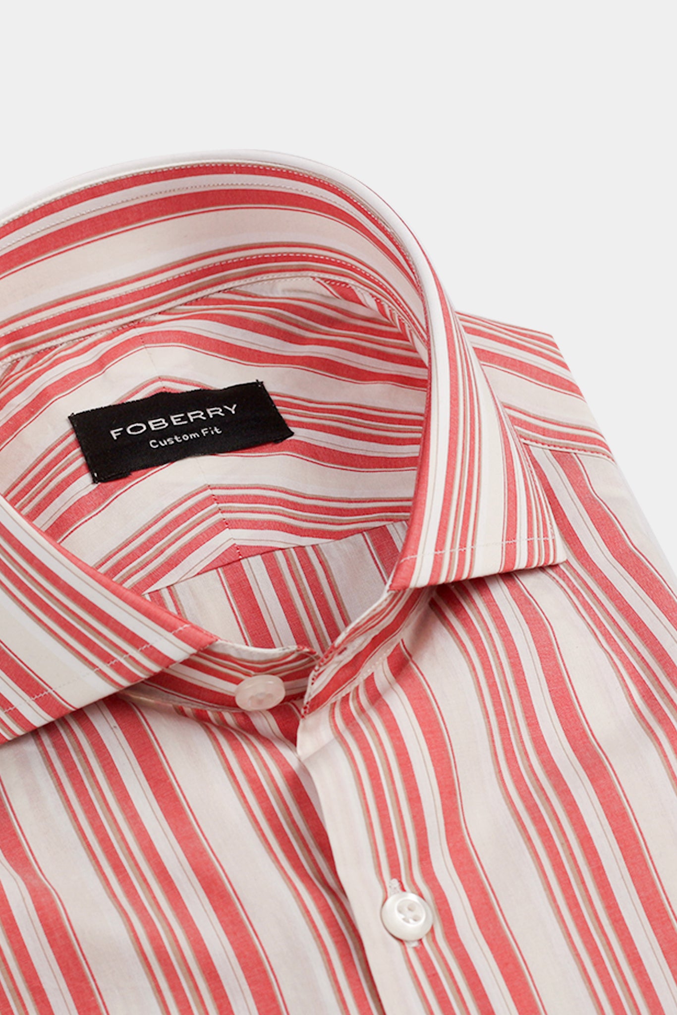 Fuchsia Barcode Striped Shirt