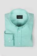 Aqua Green Oxford Shirt - Foberry Pakistan