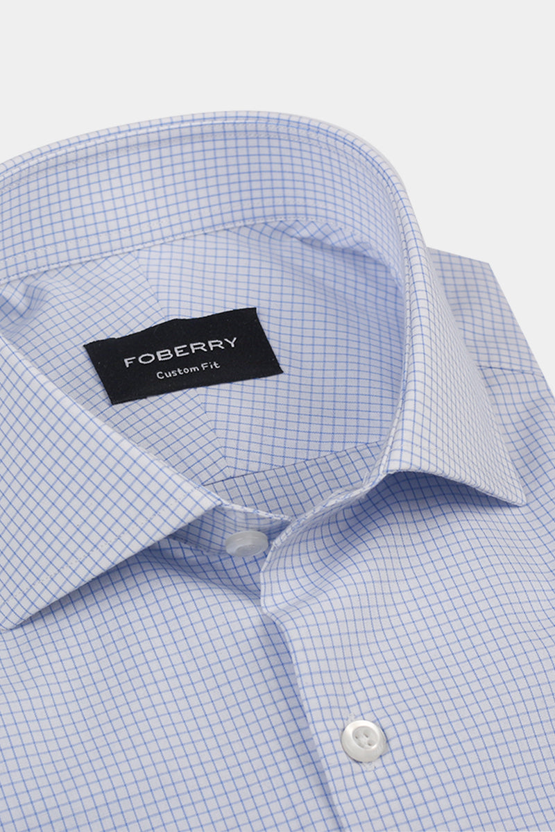 Sky Blue Graphed Shirt