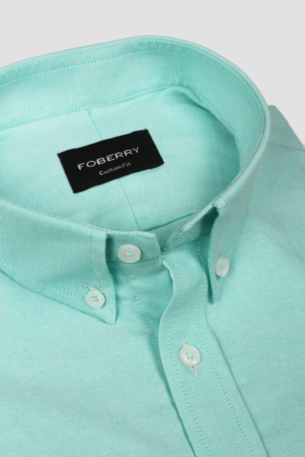 Aqua Green Oxford Shirt - Foberry Pakistan