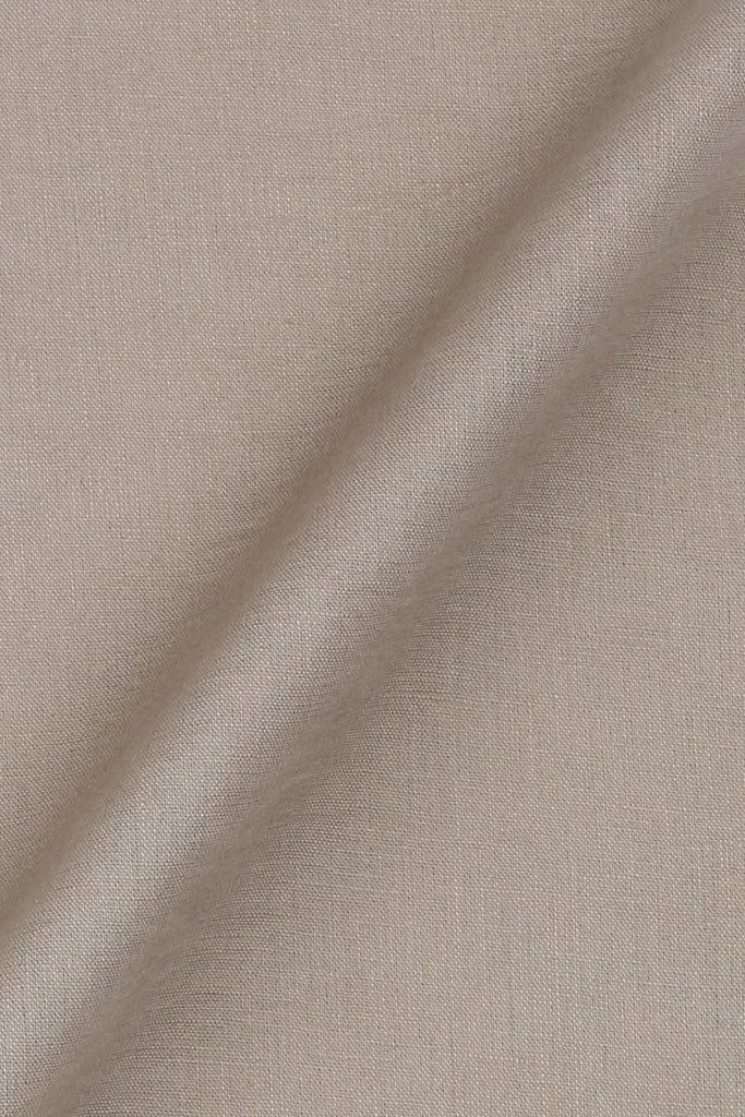 Light Taupe Linen Shirt