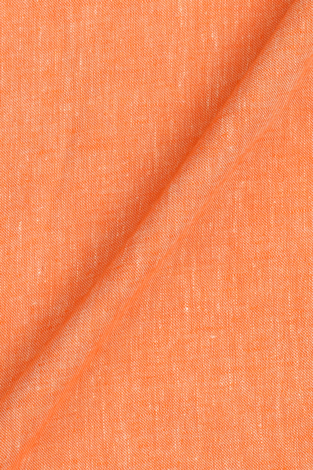 Soft Pastel Orange Italian Linen Shirt