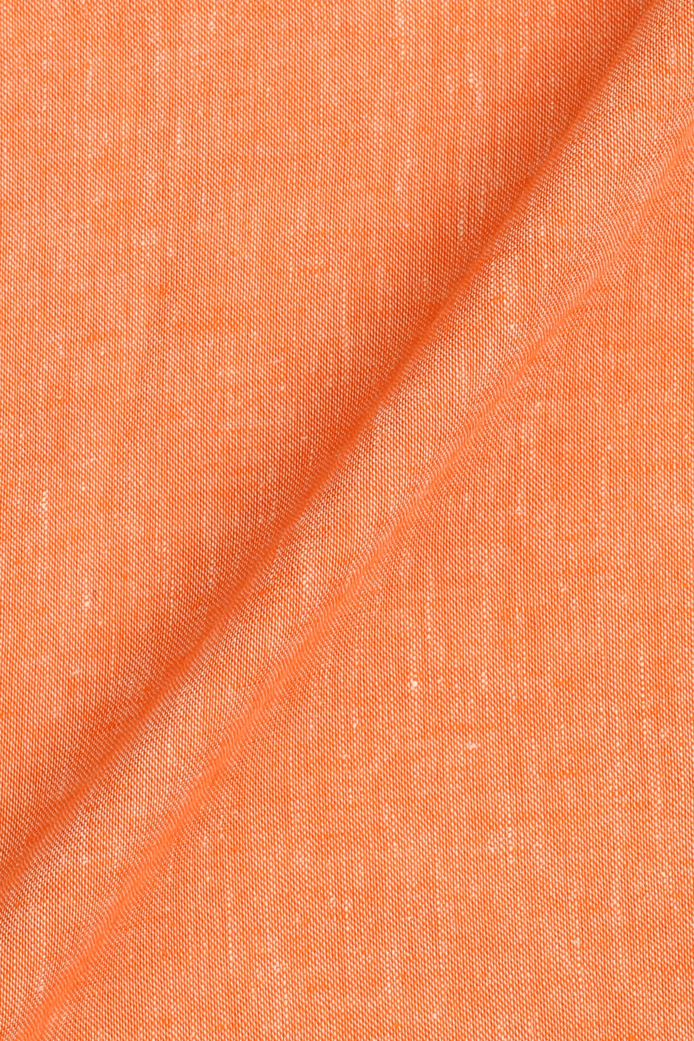 Soft Pastel Orange Italian Linen Shirt
