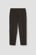 Chocolate Brown Linen Trousers