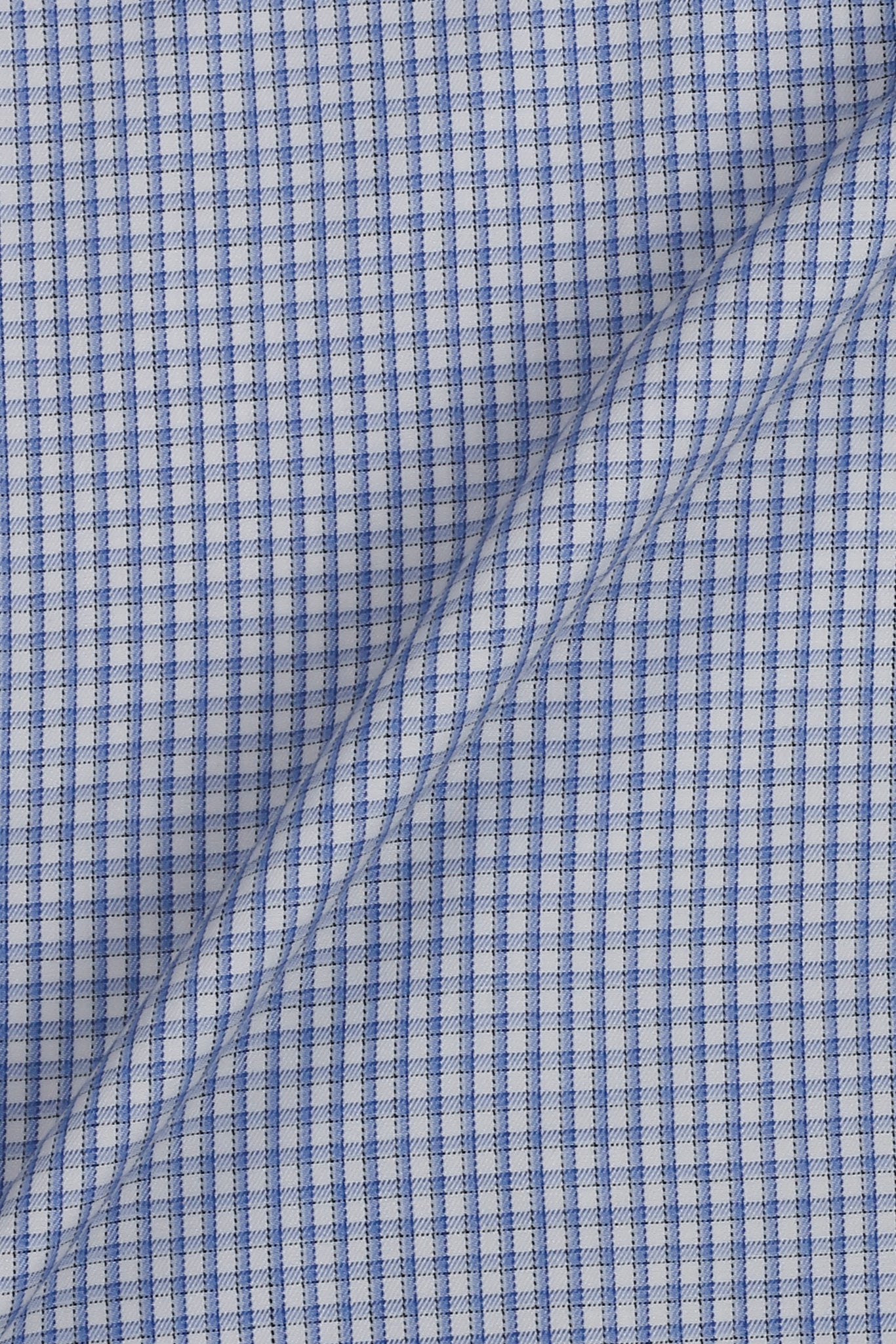 Blue Weave Patterned