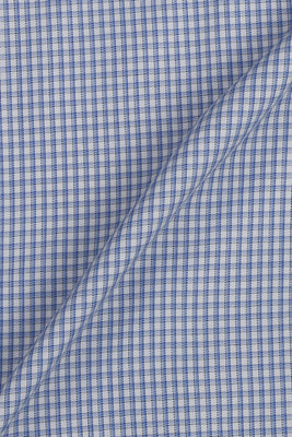 Blue Weave Patterned