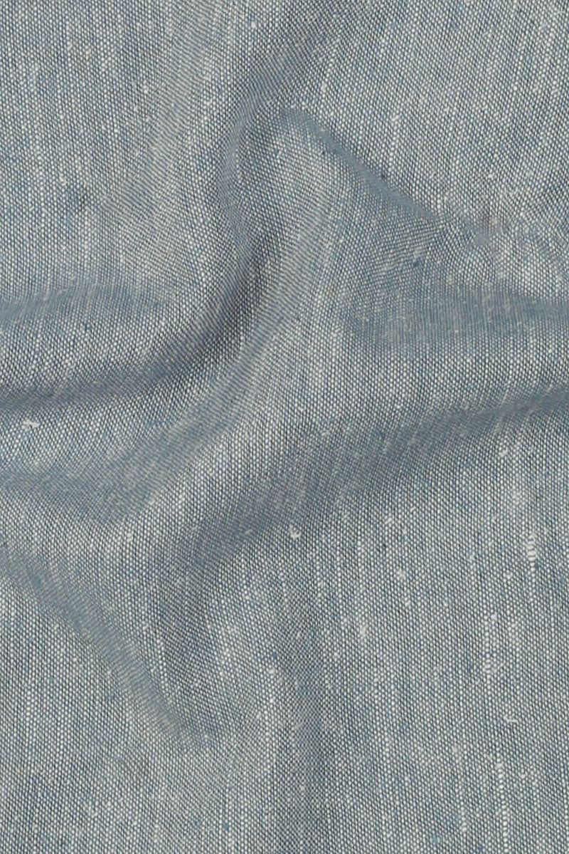 Carolina Blue Irish Linen Shirt