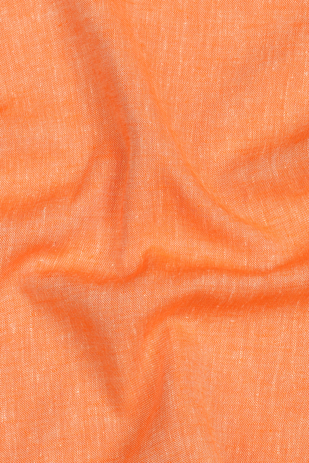 Soft Pastel Orange Italian Linen Shirt