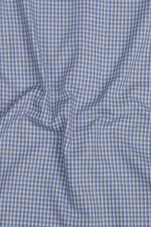 Blue Weave Patterned