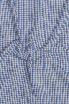 Blue Weave Patterned