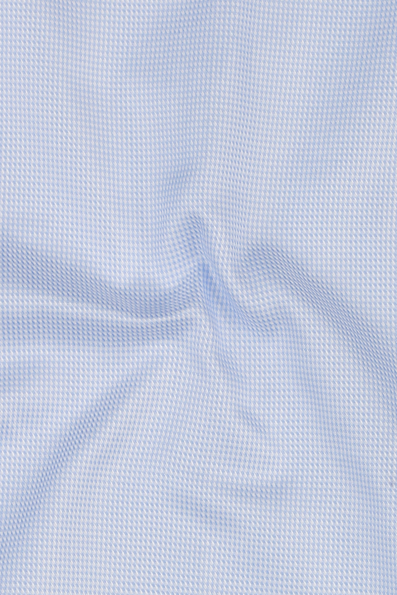 Soft Blue Structured