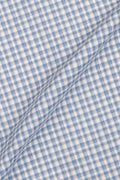 Soft Sky Blue & Mustard Gingham