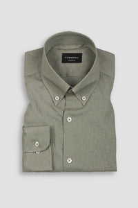 Olive Grey Featherweight Linen Shirt