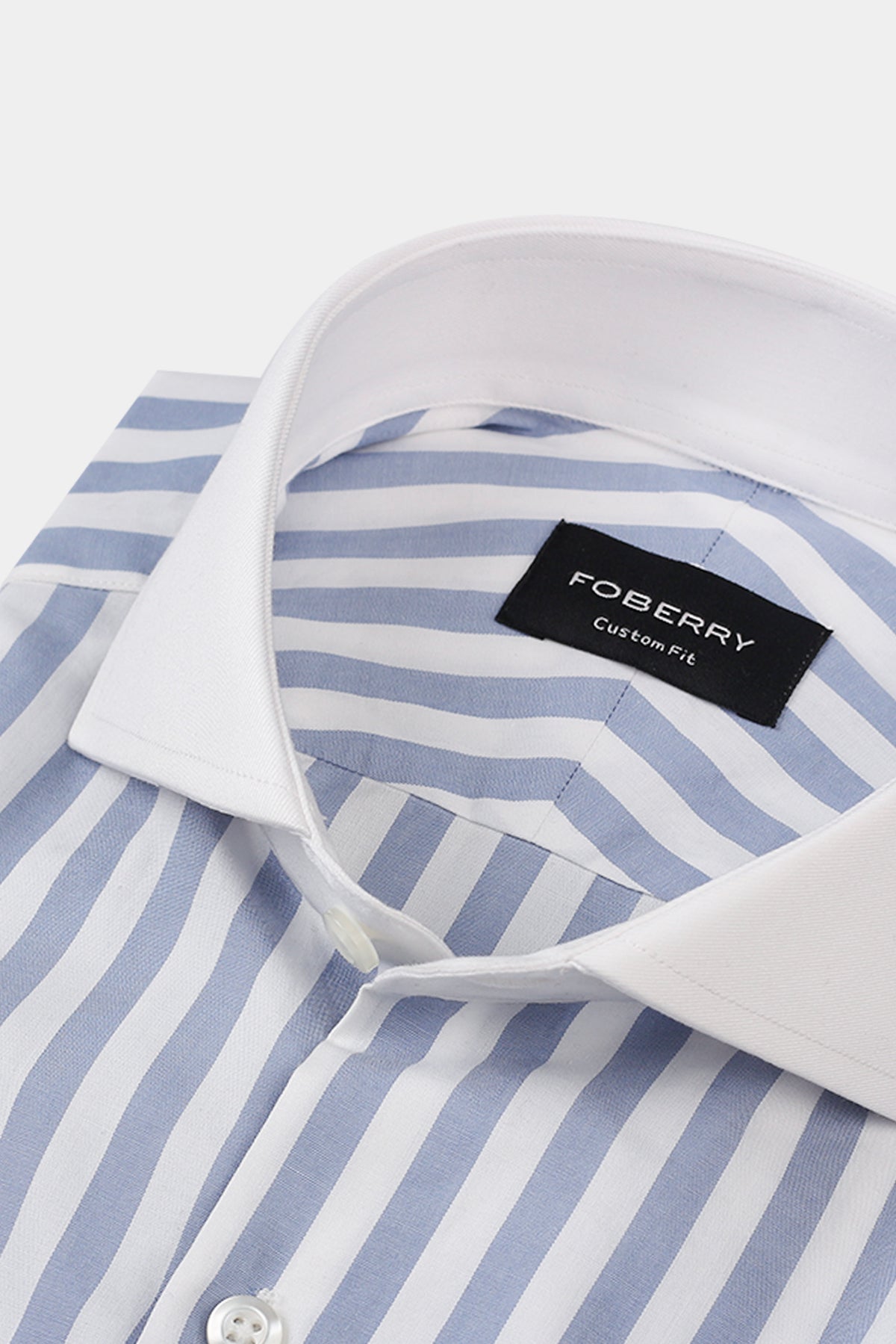 Sapphire Blue Bold Stripes Shirt