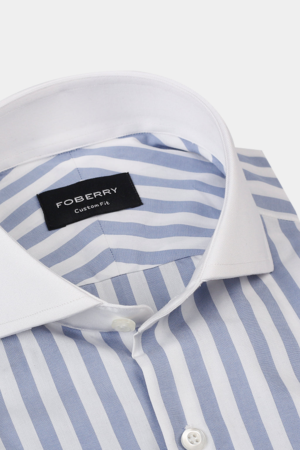 Sapphire Blue Bold Stripes Shirt