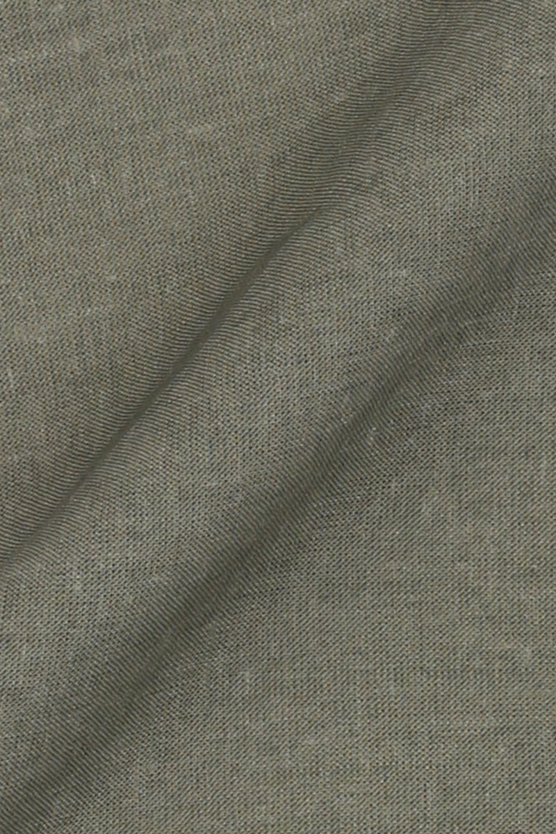 Olive Grey Featherweight Linen