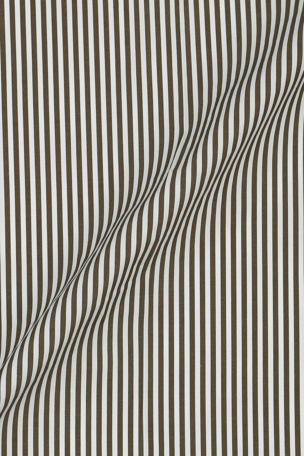 Olive Green Bankers Stripes Shirt