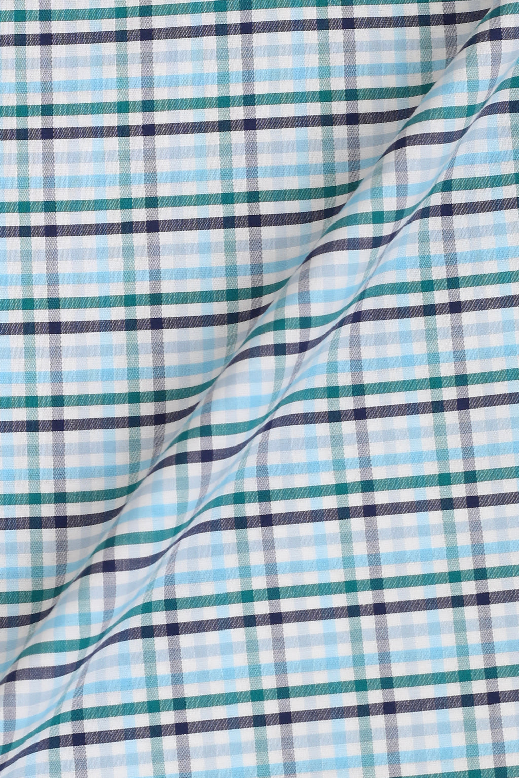 Soft Blue Green Gingham