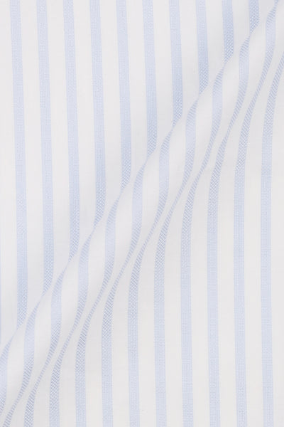 Sky Blue Structured Striped