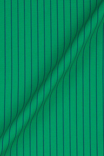 Blue Pinstripes On Green