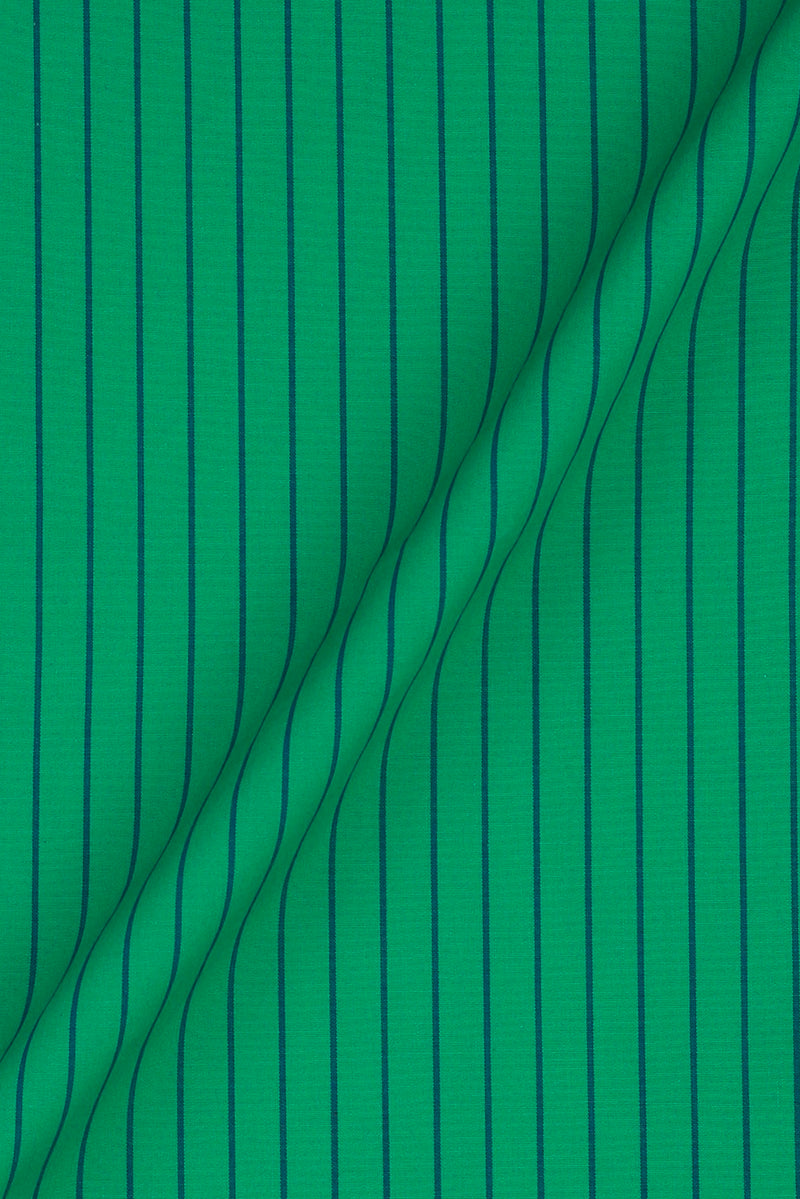 Blue Pinstripes On Green