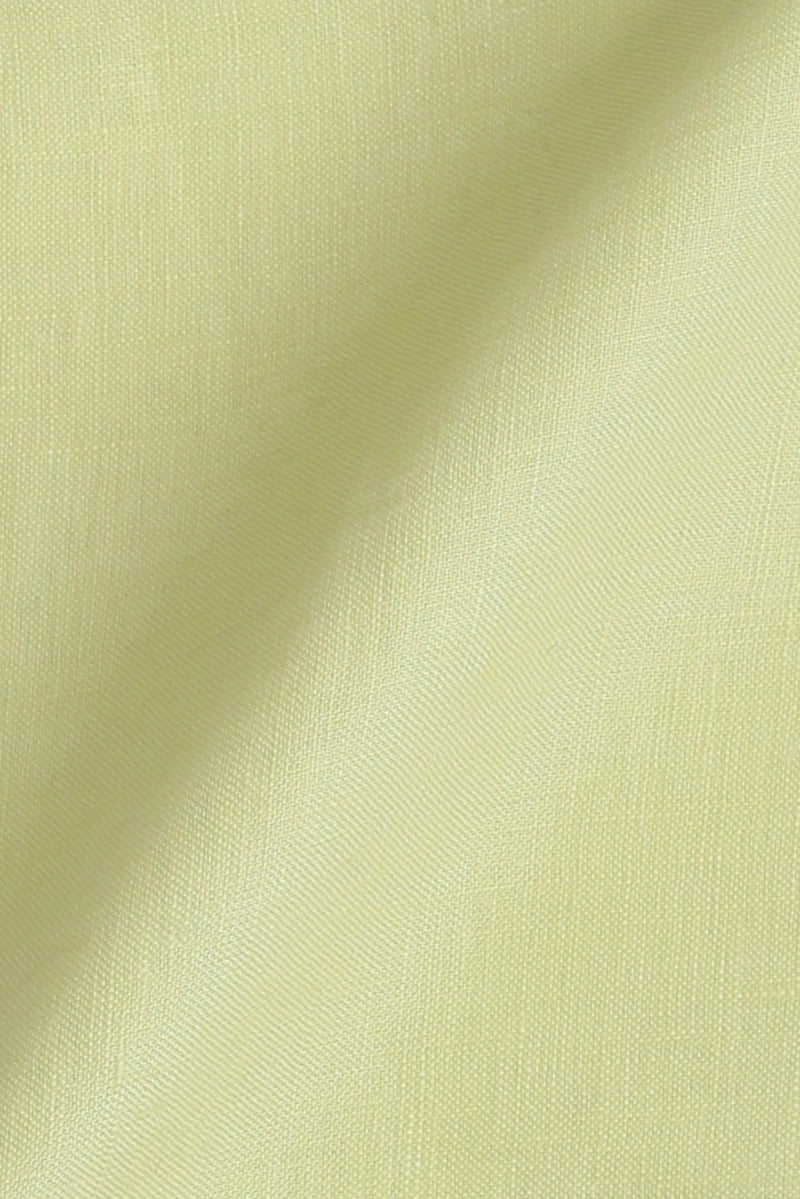 Lime Yellow Fine Italian Linen