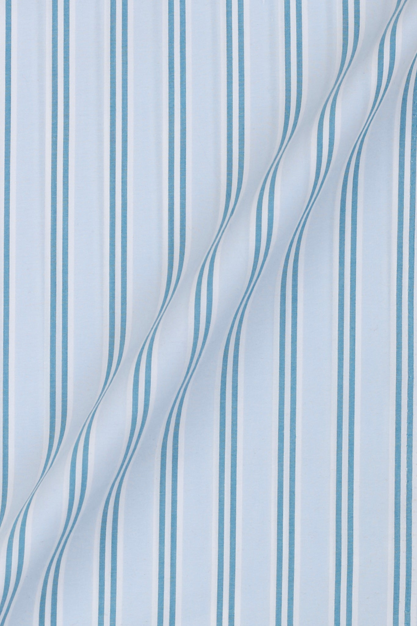 Soft Teal Green Dual Striped Shirt