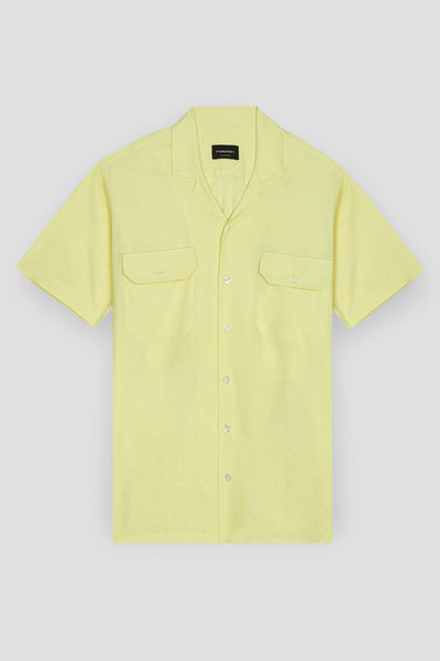 Soft Yellow Irish Linen safari