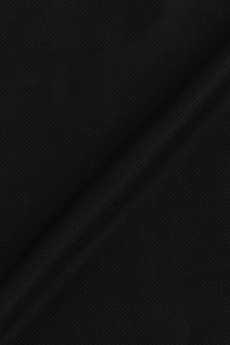 Black Self Structured Shirt
