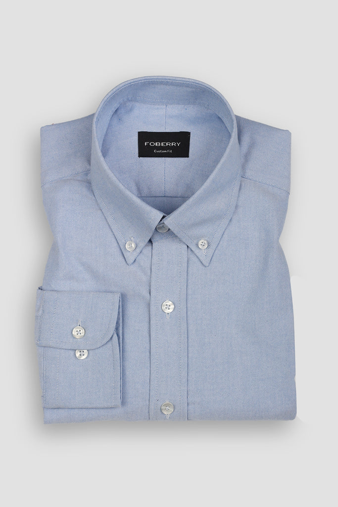 Soft Sky Blue Oxford Shirt