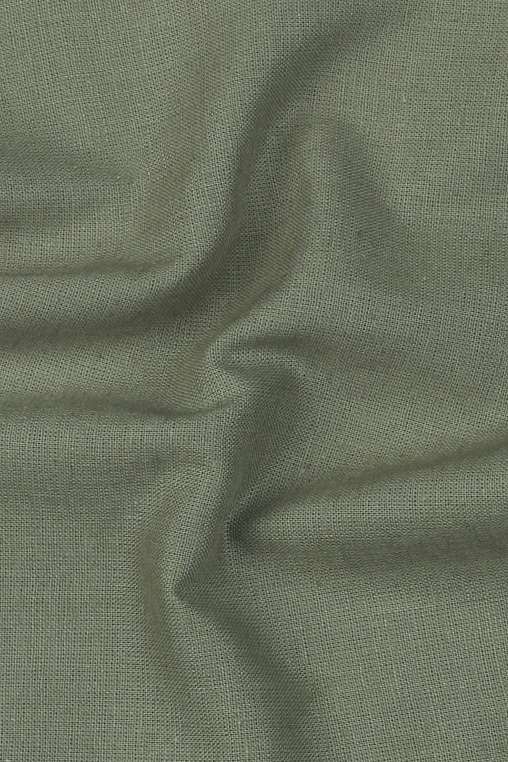 Soft Crocodile Green Irish Linen Shirt