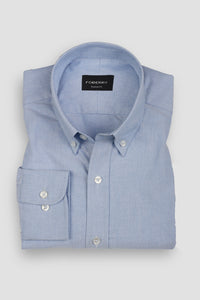 Soft Sky Blue Oxford Shirt