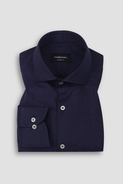 Purple Indigo Irish Linen Shirt