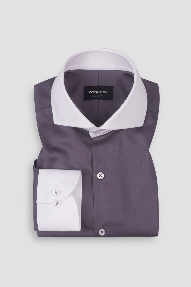 Light Mauve Egyptian Poplin Shirt