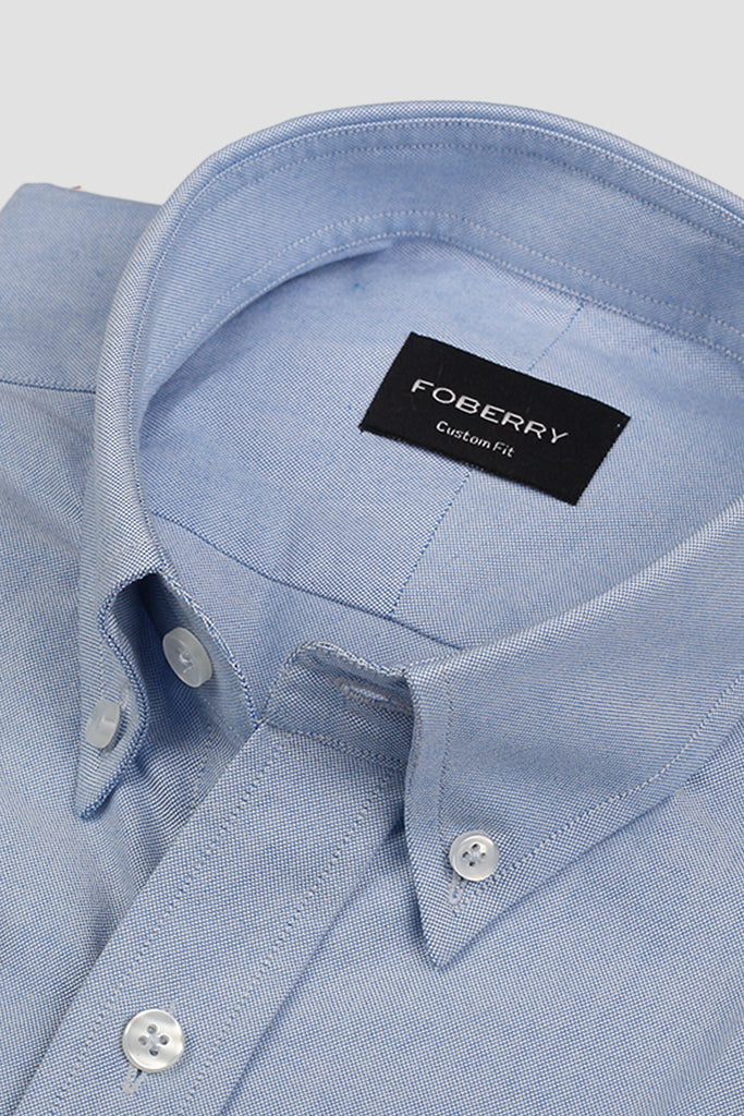 Soft Sky Blue Oxford Shirt